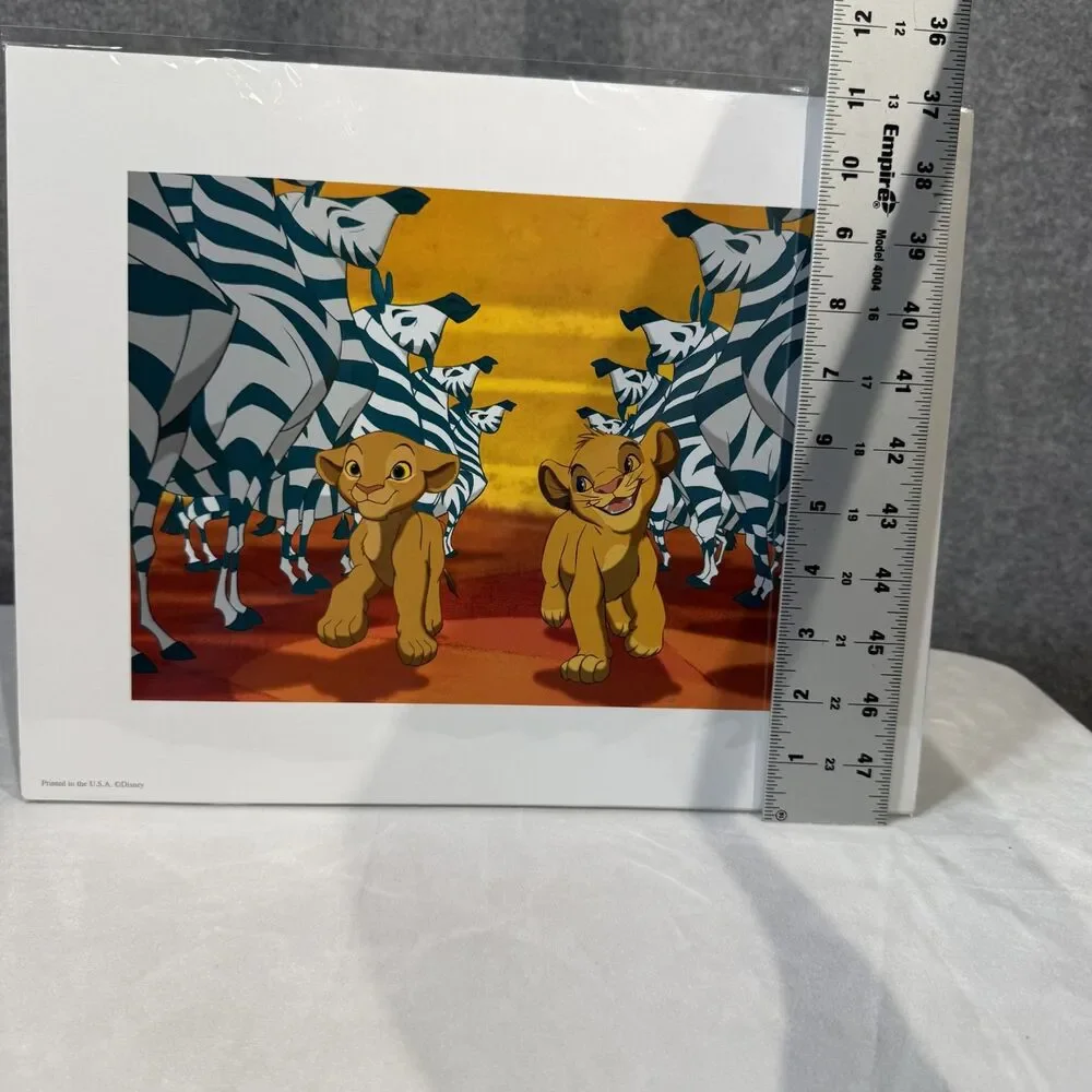 Exclusive‎ Disney Store The Lion King Special Edition Lithograph Dancing